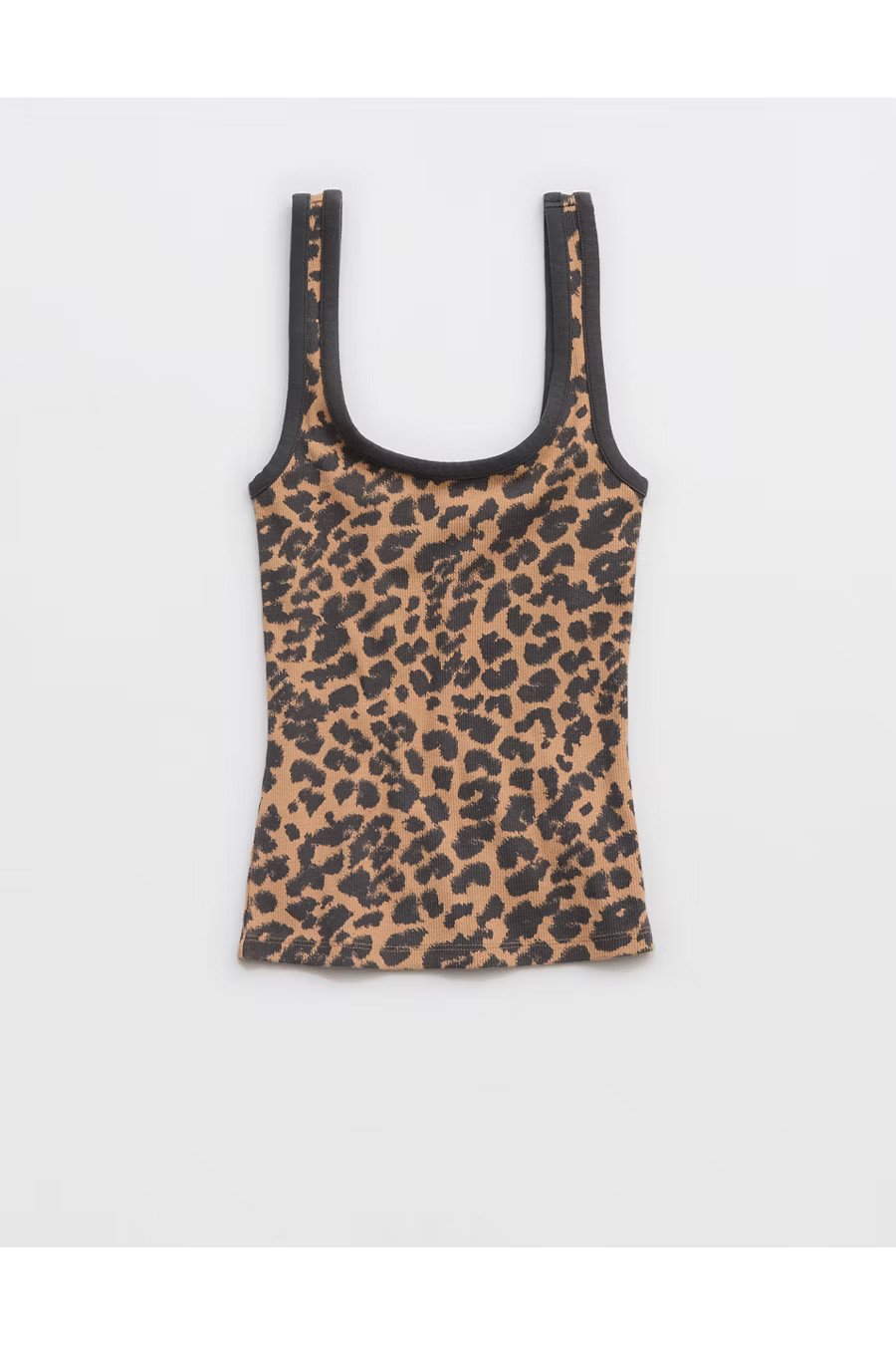 Aerie Double Scoop Neck Tank Top Women's Beach Dune L | American Eagle Outfitters (US & CA)