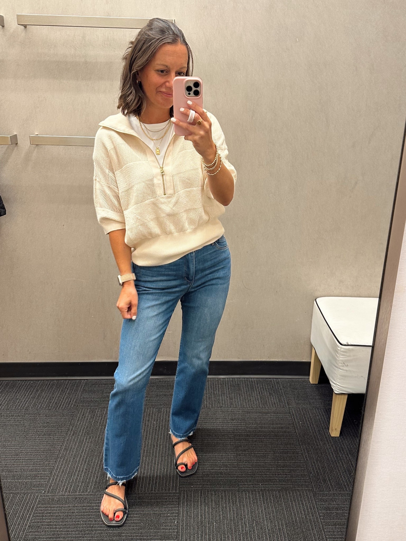 Nordstrom anniversary sale finds!
This Varley short sleeve pullover is amazing! Perfect material for summer into fall! Runs true to size. Jeans run true to size.

#LTKSaleAlert #LTKOver40 #LTKPetite