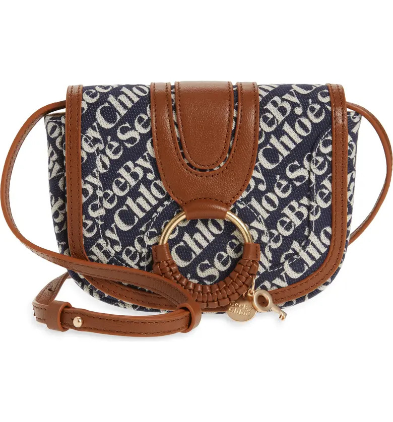 See by Chloé Mini Hana Logo Jacquard Crossbody Bag | Nordstrom | Nordstrom