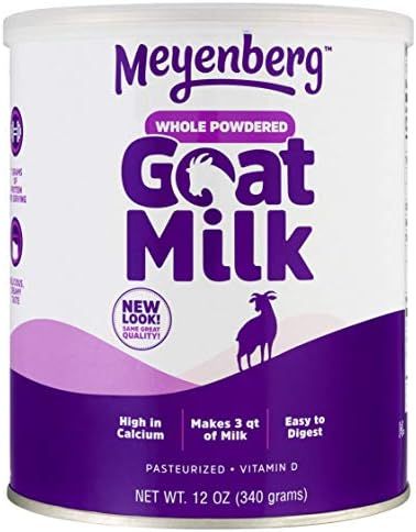 Meyenberg Whole Powdered Goat Milk, Gluten Free, Non GMO, Vitamin D, 12 Oz | Amazon (US)