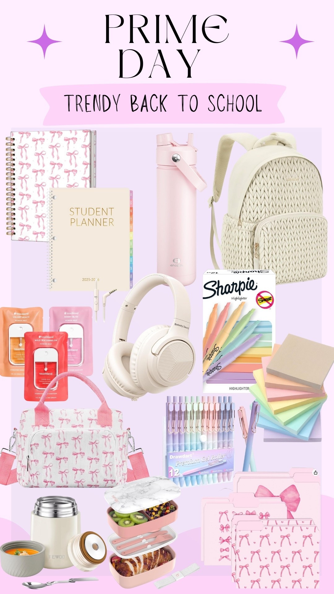 PRIME DAY DEALS! 🎀 Preppy, aesthetic, coquette back to school supplies

#preppybacktoschool #backtoschool #primeday #aestheticbacktoschool #coquettebacktoschool

#LTKKids