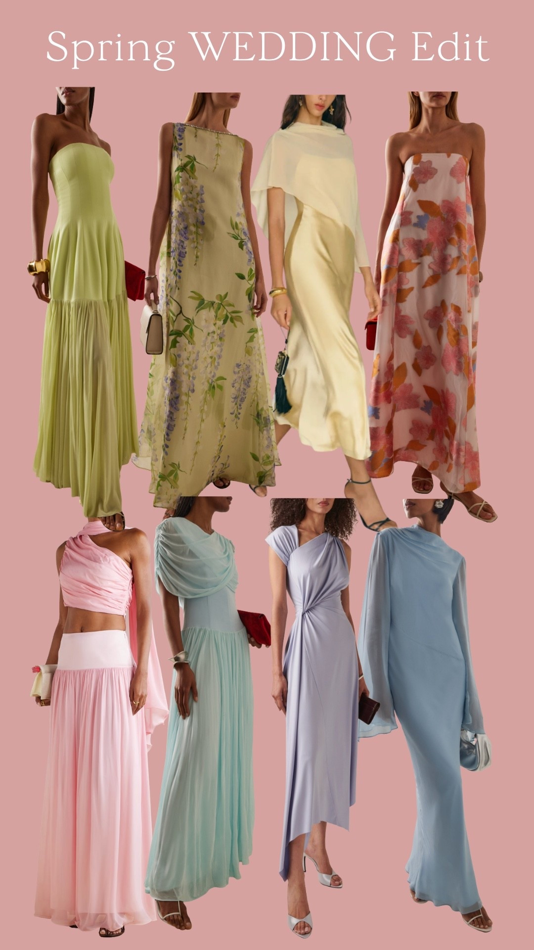 Spring wedding guest dresses 🌱