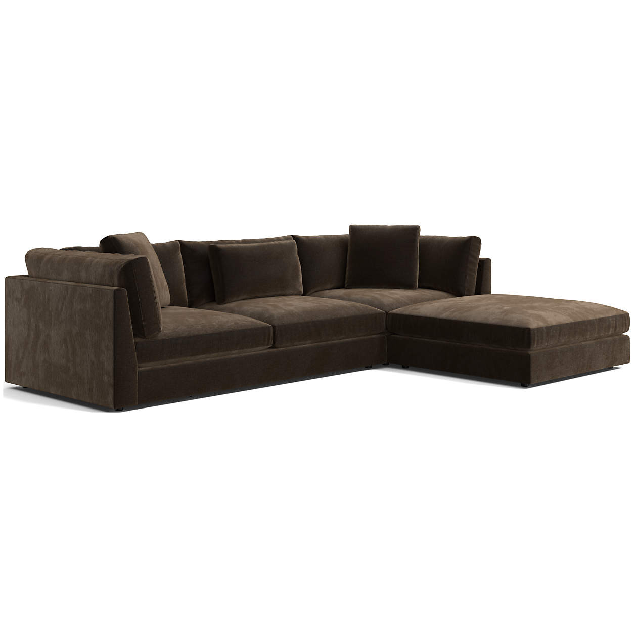 Monterey Modular 3-Piece L-Shaped Sectional Sofa | Crate & Barrel | Crate & Barrel