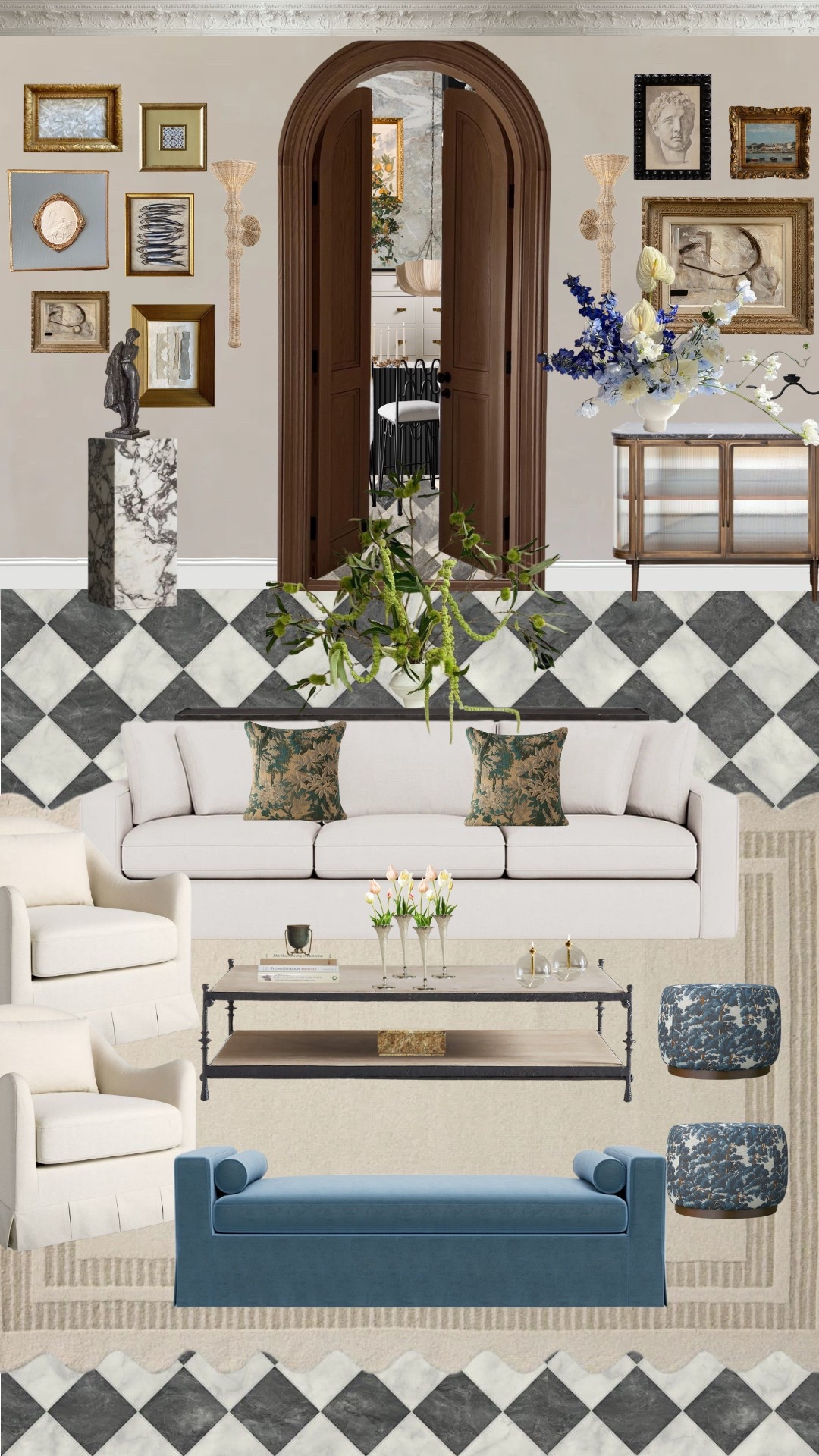 Living room design 

Crate & Barrel, Arhaus, target home, ottomans, white sofa, coffee table, accent chairs, sideboard, vintage art, tulips, 

#LTKSeasonal #LTKSaleAlert #LTKHome