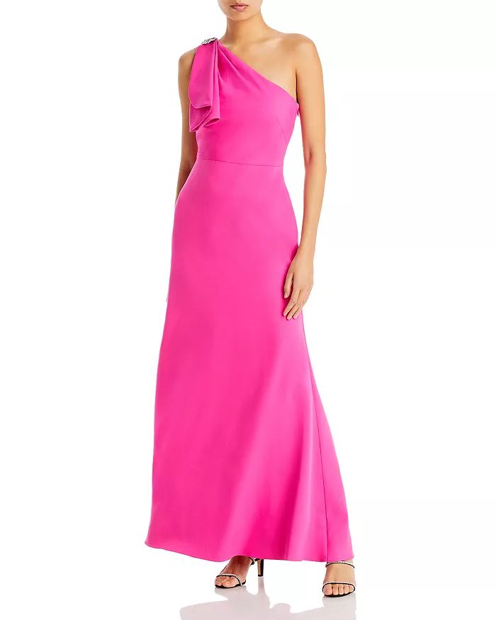 Draped One Shoulder Gown | Bloomingdale's (US)