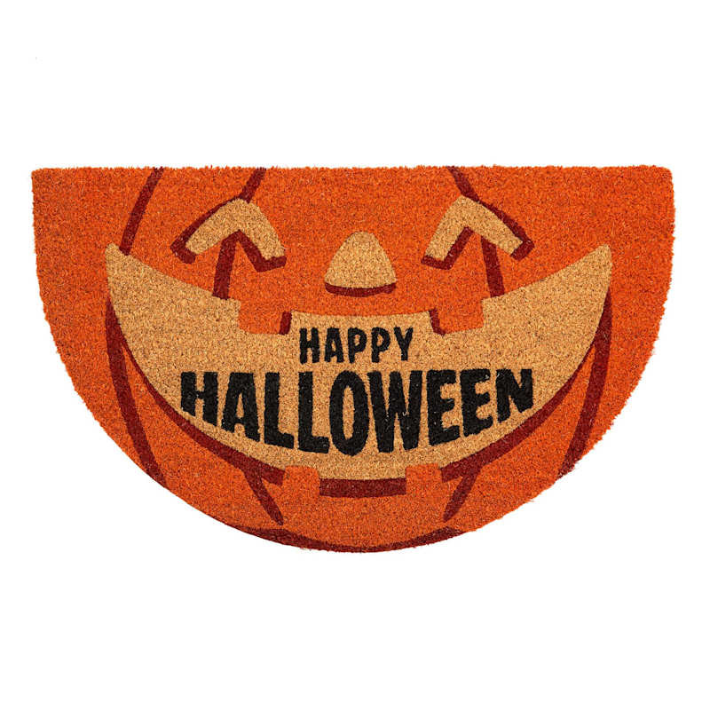Happy Halloween Sliced Doormat, 18x30 | At Home