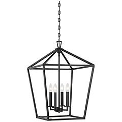 Townsend 4-Light Pendant in Classic Bronze | Lamps Plus