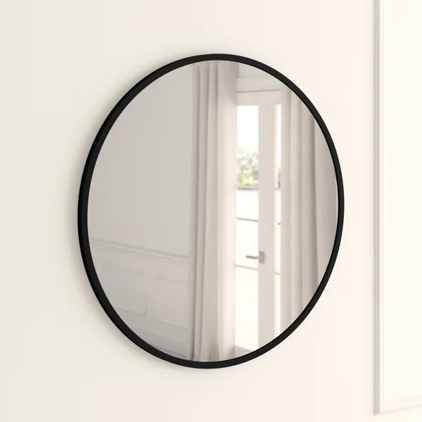 Hub Rubber Round Wall Mirror | Wayfair North America