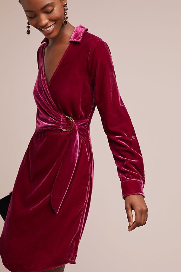 Velvet Shirtdress | Anthropologie (US)