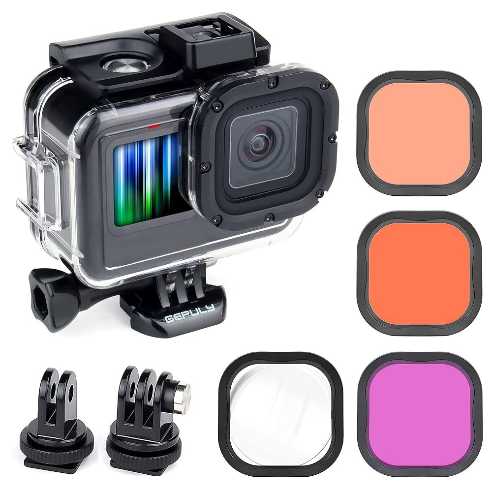 Waterproof Case with Dive Filters for GoPro Hero 13 12 11 10 9 Black, 60M Underwater Protective D... | Amazon (US)