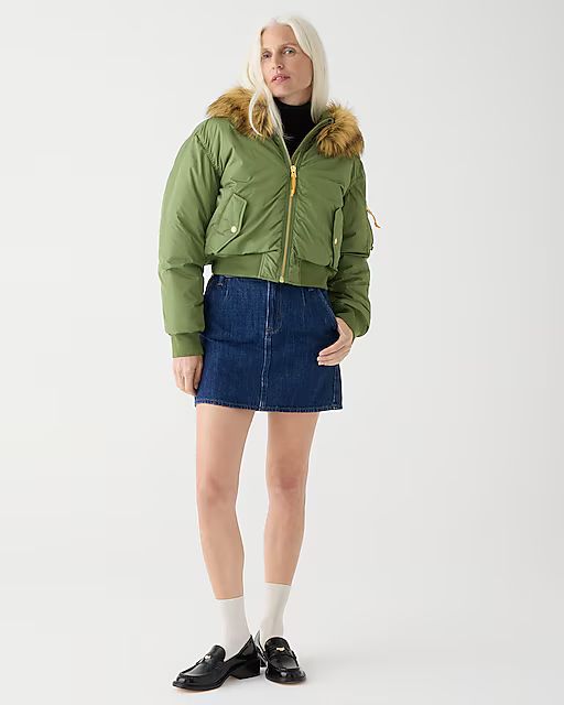 Ruched puffer jacket with PrimaLoft® | J.Crew US