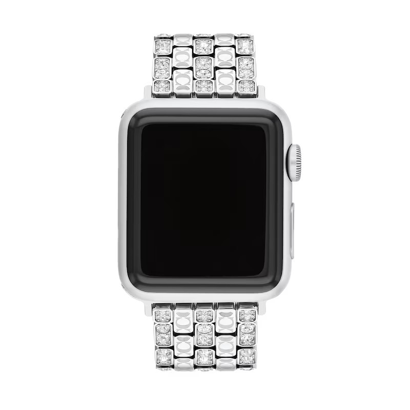 Ladies’ Coach Apple Watch Crystal Straps Interchangeable Replacement Band Smart Watch Attachmen... | Zales