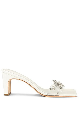 Sparkle Heel in White | Revolve Clothing (Global)