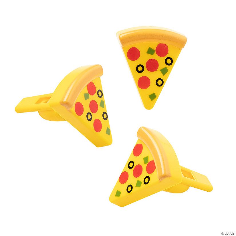 Pizza-Shaped Whistles | Oriental Trading Company