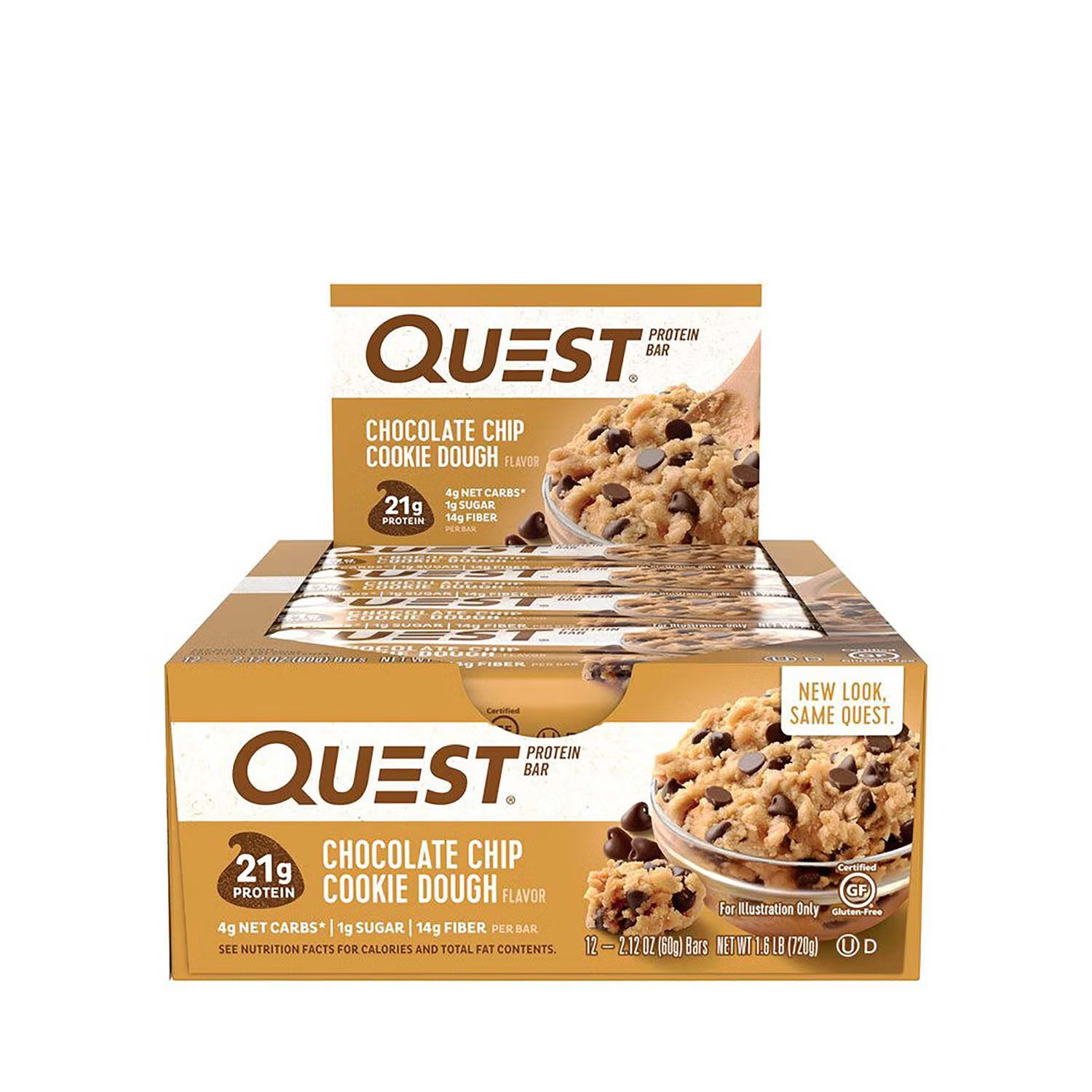 Quest® Quest Bar – Chocolate Chip Cookie Dough | GNC | GNC
