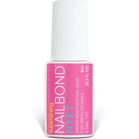 NYK1 NailBond Brush On Nail Glue For Press On Nails Acrylic Nails And False Nails (8ml) | Walmart (US)