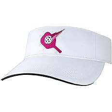 Pickleball Visor (Pickleball Paddle Logo) Women's & Men's Quick Dry Sports Visor | Amazon (US)