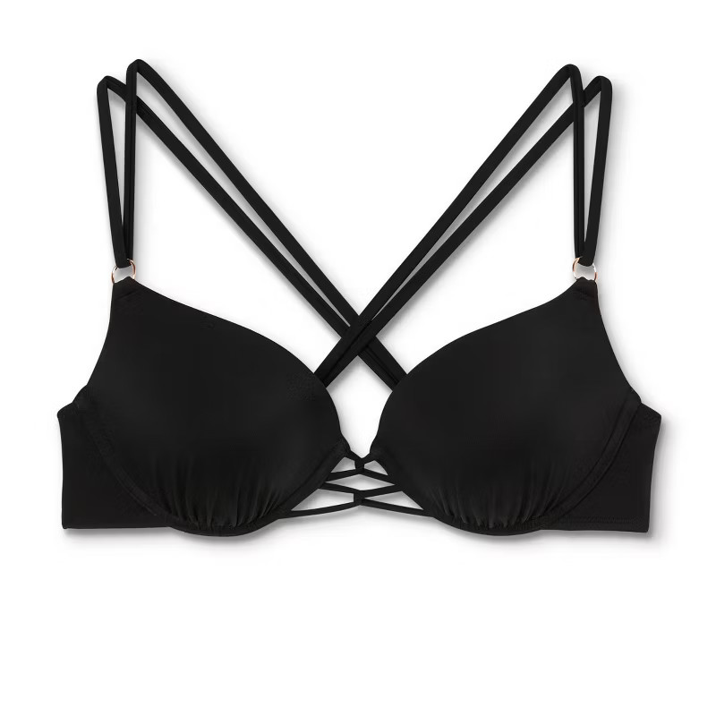 Women's Push-Up Double Strap Bikini Top - Shade & Shore™ | Target
