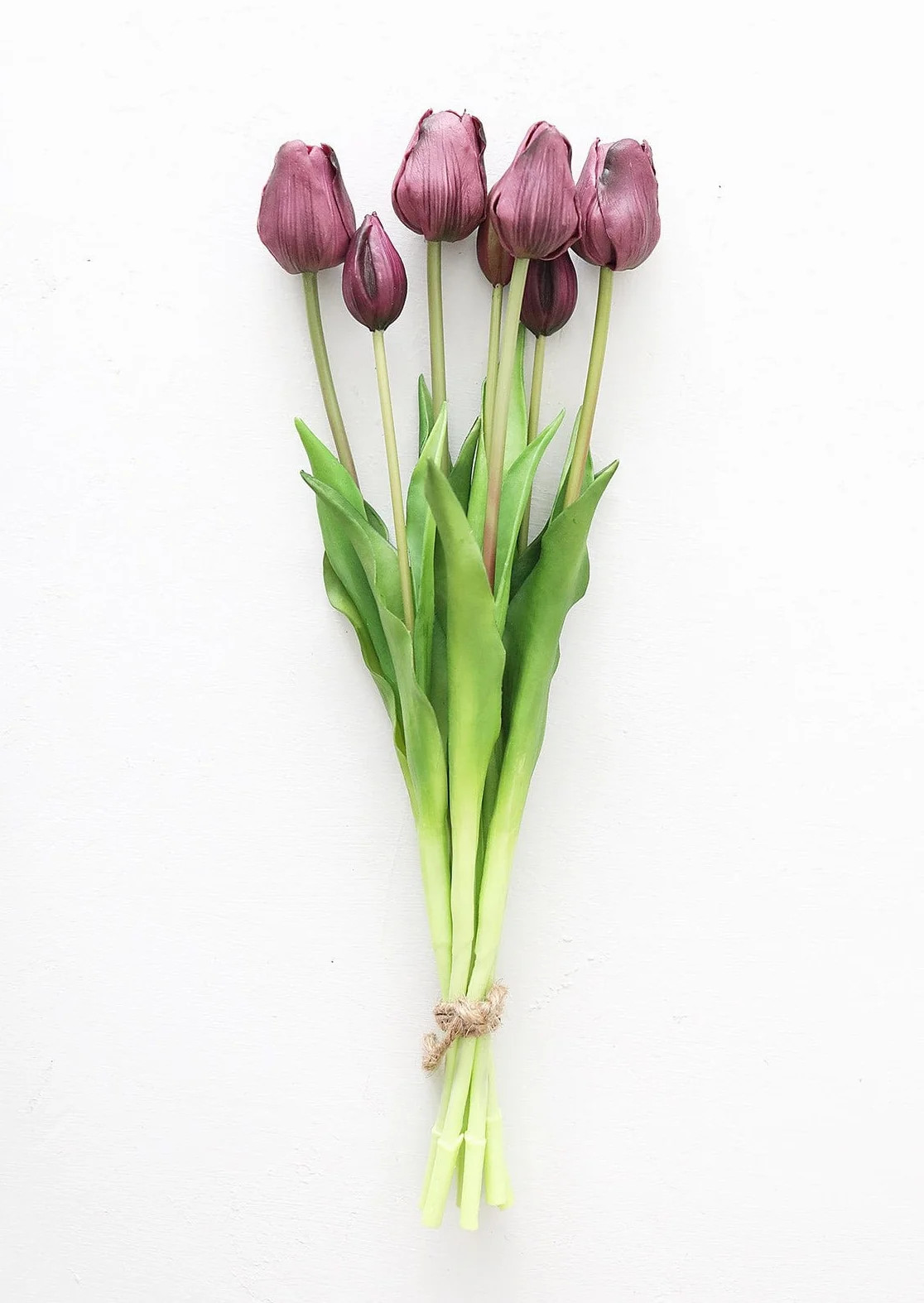Bundle of 7 Purple Artificial Tulip Flower - 18.5 | Afloral (US)