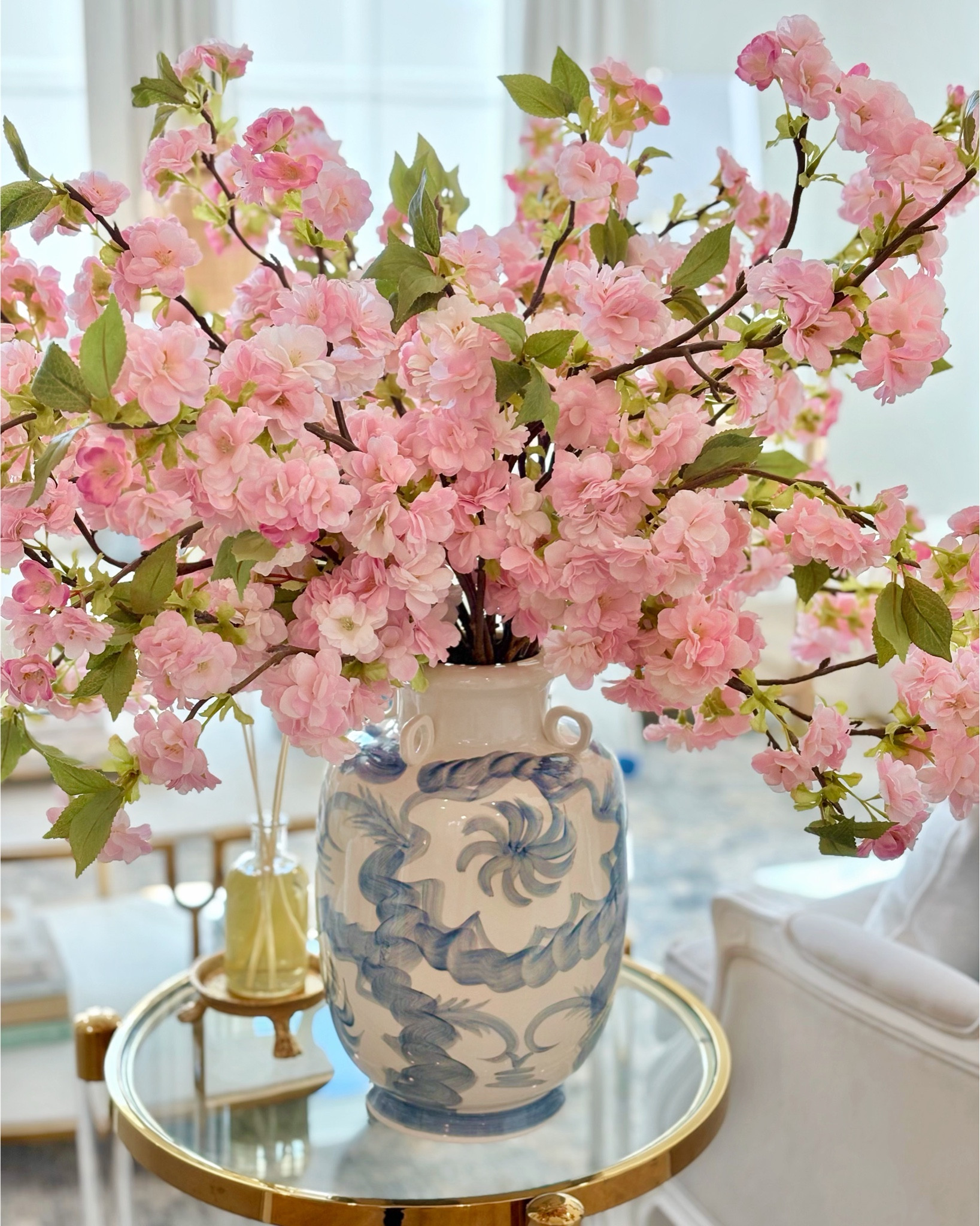 New Amazon vases I’m loving! 💙🤍 blue and white vases spring arrangements spring decor cherry blossoms 

#LTKSeasonal #LTKSaleAlert #LTKHome