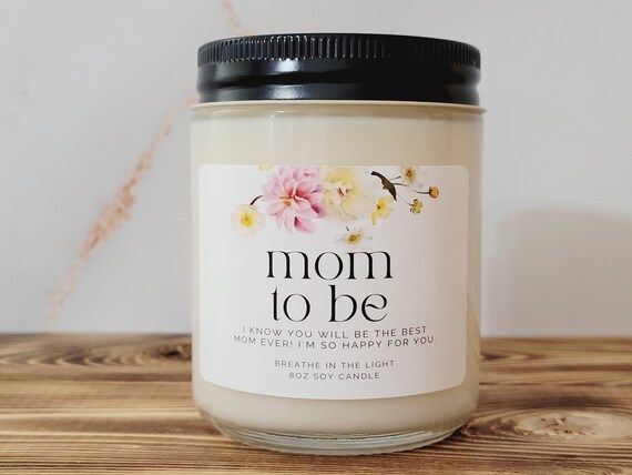 Mom to Be Candle New Mom Candle Gift Mom to Be Gift | Etsy Canada | Etsy (CAD)