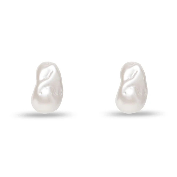 PEARL WORTH AVE BUTTON EARRINGS | LELE SADOUGHI