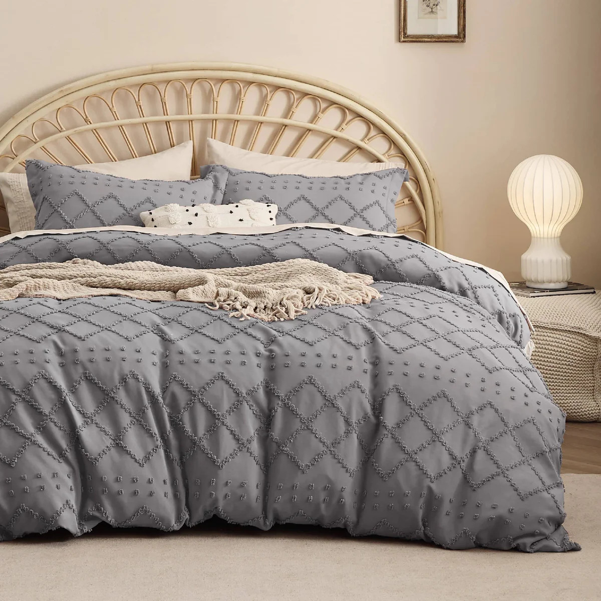 Embroidery Boho Duvet Cover Set | Bedsure
