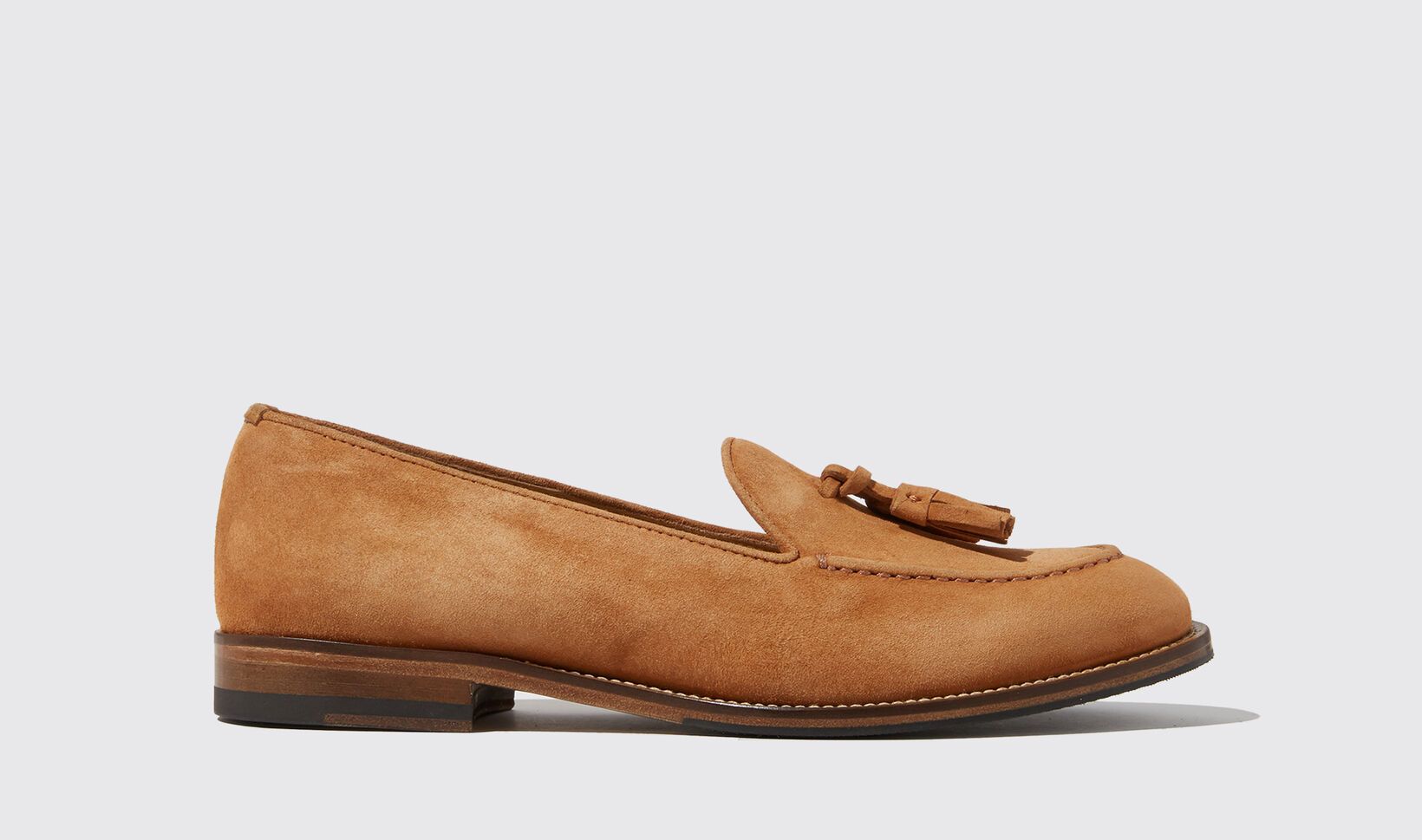 Sienna Tan Suede Loafers für Damen | Scarosso® | Scarosso