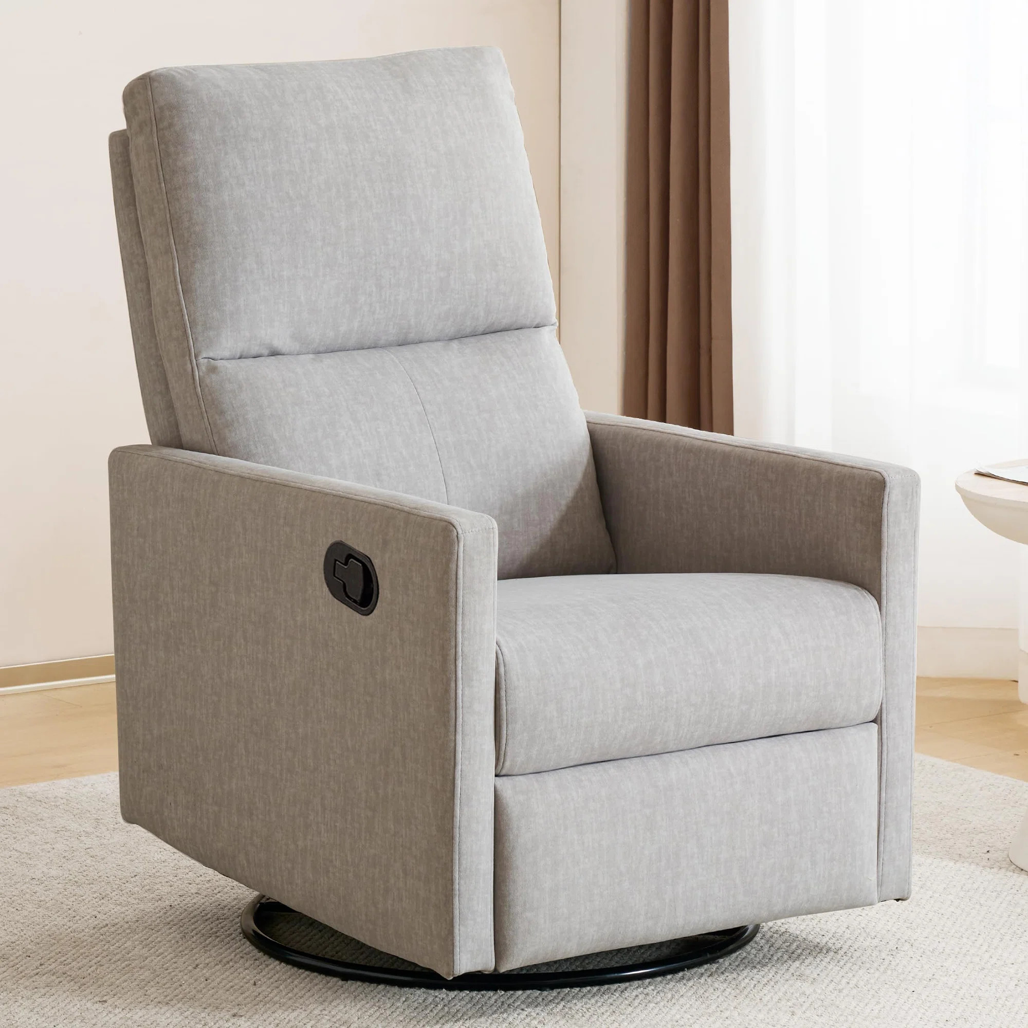 Swivel Rocking Recliner Chair for Adults, Rocker Nursery Glider Chair for Living Room Bedroom, Up... | Wayfair North America