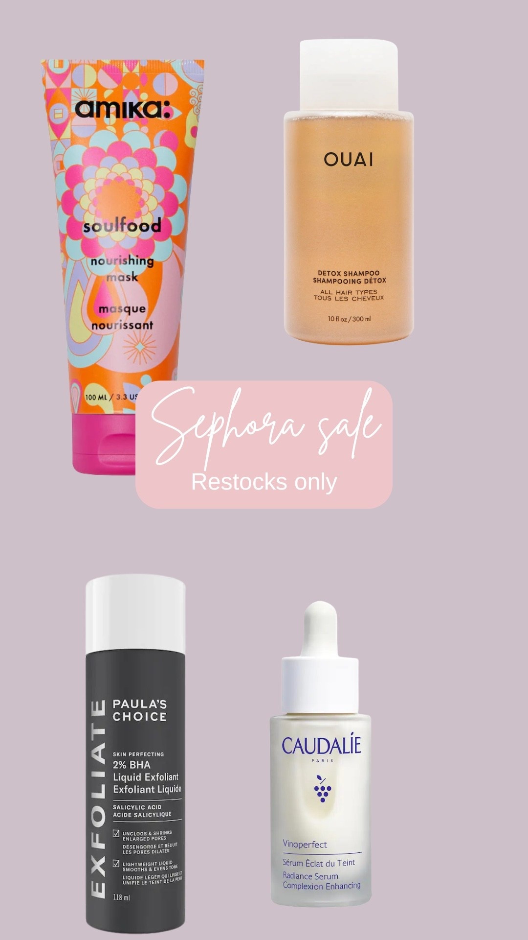 SEPHORA SALE! Restocks ONLY for me⭐️ Staying consistent with minimal spend lately however these are my everyday products that i need refills on #sephorasale #beautyfavorites 

#LTKcanada #LTKsale