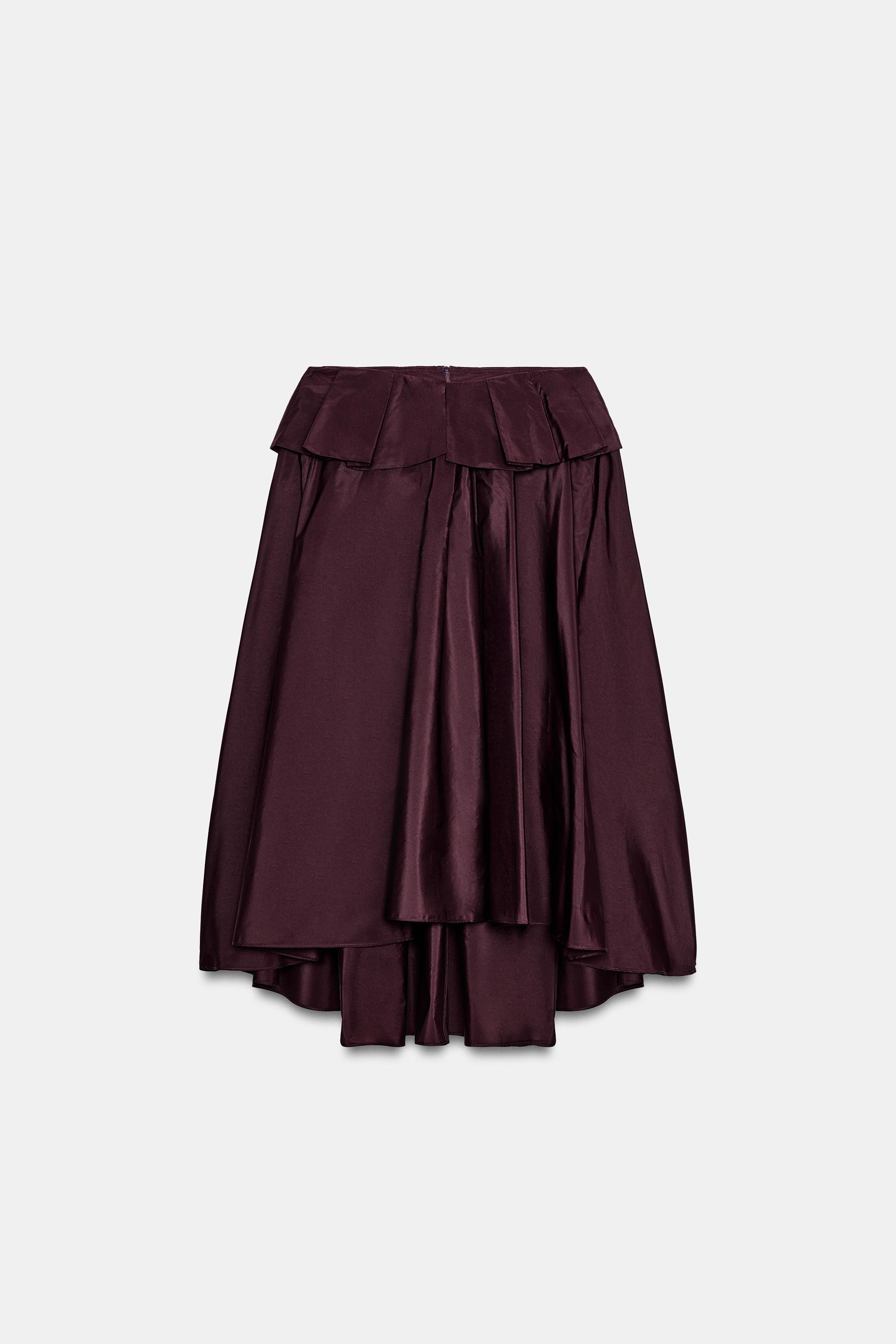 VOLUMINOUS MIDI SKIRT | Zara US