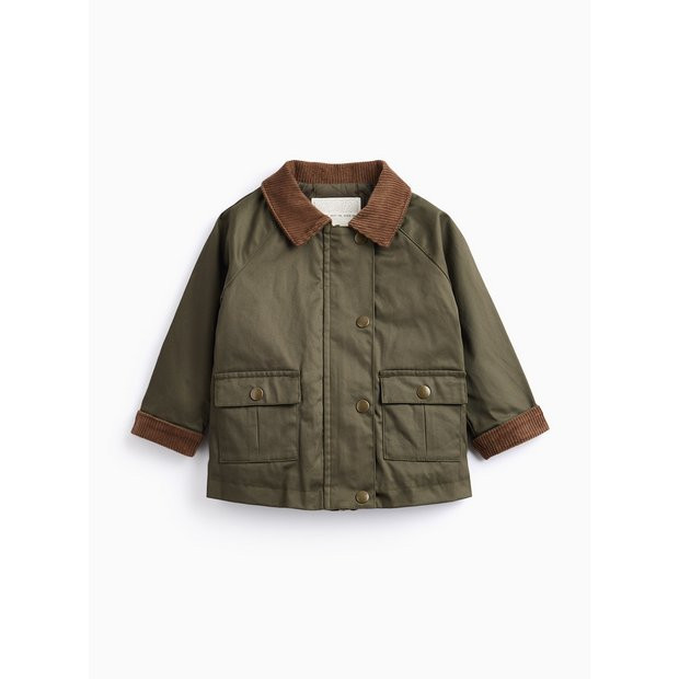 Khaki Barn Jacket Up to 3 mths | Tu Clothing