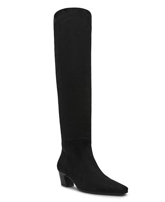 Women's Stryker Wide-Calf Over-the-Knee Block-Heel Boots | Macy's