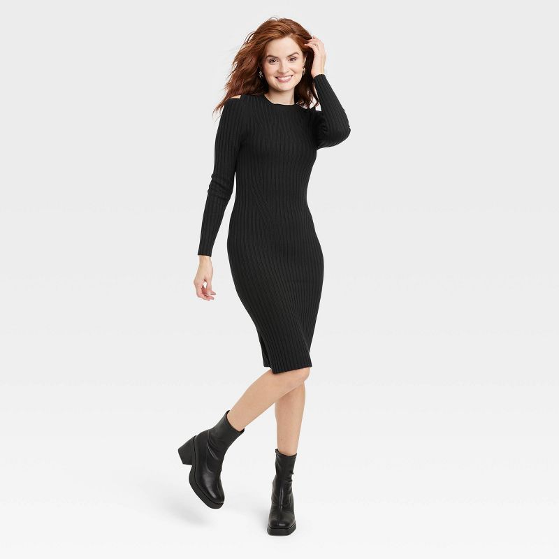 Women's Long Sleeve Sweater Dress - A New Day™ | Target