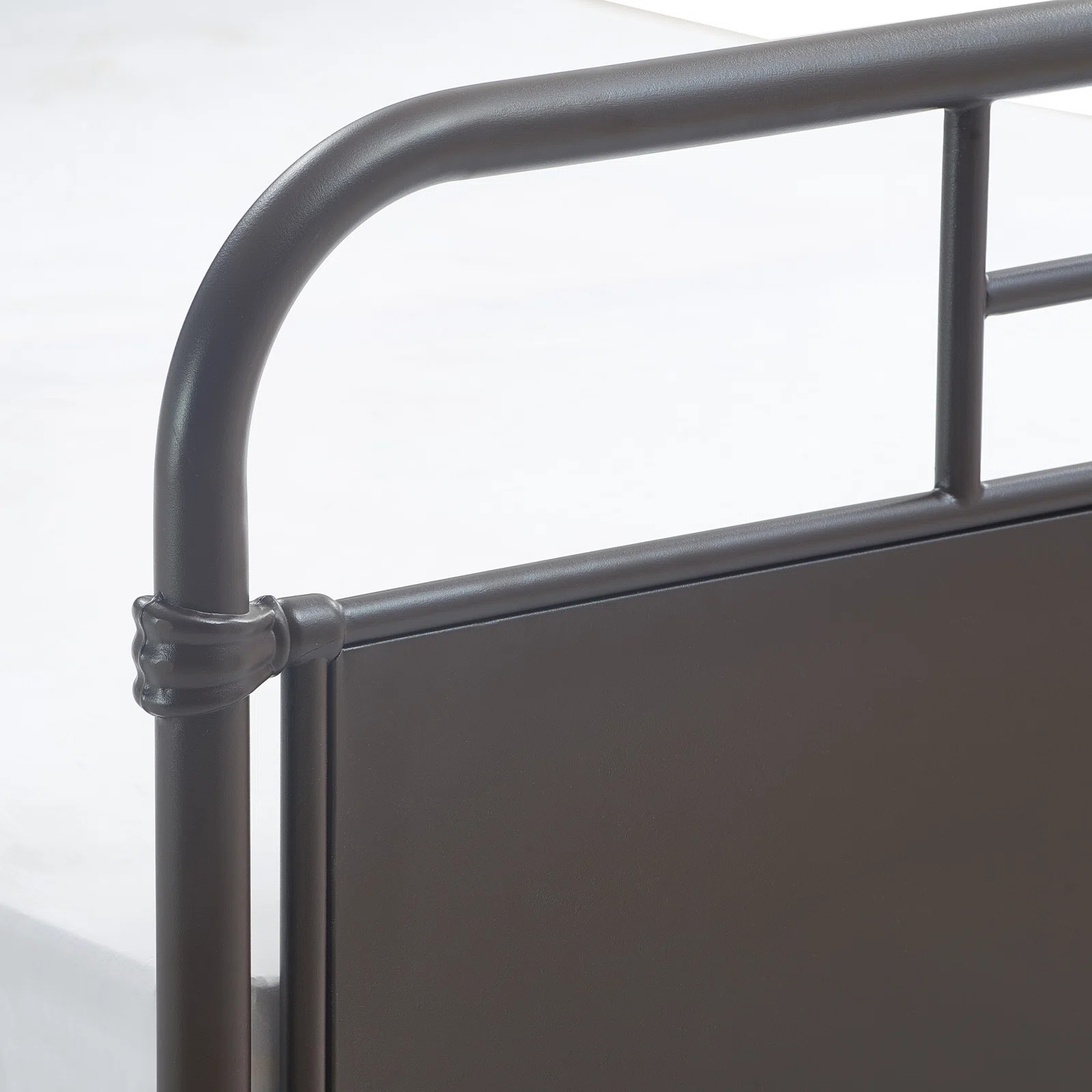 Tommy Hilfiger Tabor Matte Black Metal Platform Bed | Wayfair North America