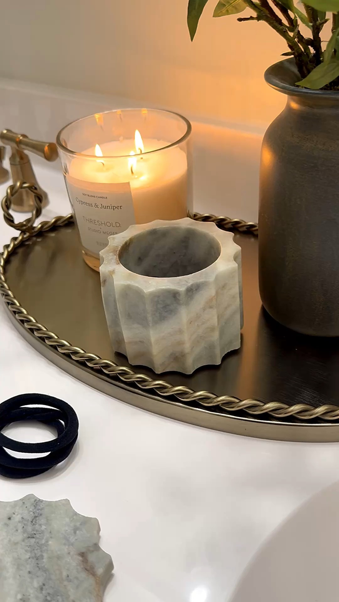 Perfect for hair ties.👏🏼 Bathroom decor.