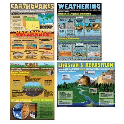 The Changing Earth Teaching Poster Set - McDonald Publishing: Science & Educational Learning Posters for Grades 1-10 | Target