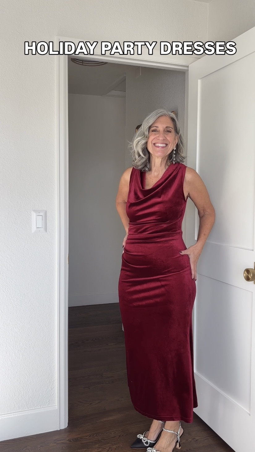 🍷 Need a winter wedding look that’s anything but boring? 

🍷 This Burgundy Velvet Sleeveless Maxi is the sophisticated choice your closet needs. The fabric is incredibly soft and rich, providing a secure, held-in feeling that highlights your silhouette in the most flattering way. It proves that a simple, clean line can be utterly striking.

🍷 You'll carry yourself with a confident swagger in this deep wine tone. It makes you feel statuesque and effortlessly chic, ready to own the dance floor or a formal dinner with zero effort.

🍷 Amazon holiday fashion finds, curvy-friendly holiday dresses, affordable New Year's Eve style, slimming party dresses

🍷 I have DISCOUNT CODES!!!
* Sleeveless Sequin Halter Bodycon Dresses (Red & Black): VMLB3E5A (15% off)
* Velvet Cowl Neck Mermaid Dresses (Red, Burgundy and Dark Green): Q4T2DJ9B (30% off code + 10 USD prime discount - < $30)
* Rose Pink Dress: MBCIDQUK (50% off)
* Black Dress with Jacket: IC8AEJHI (15% off)

🍷@gracekarin_brand
#gracekarinmonment #gracekarin #VelvetDress #BurgundyDress #MaxiDress #WinterFashion #HolidayGlam #DateNightLook 

 #LTKHoliday #LTKOver40 #LTKWedding