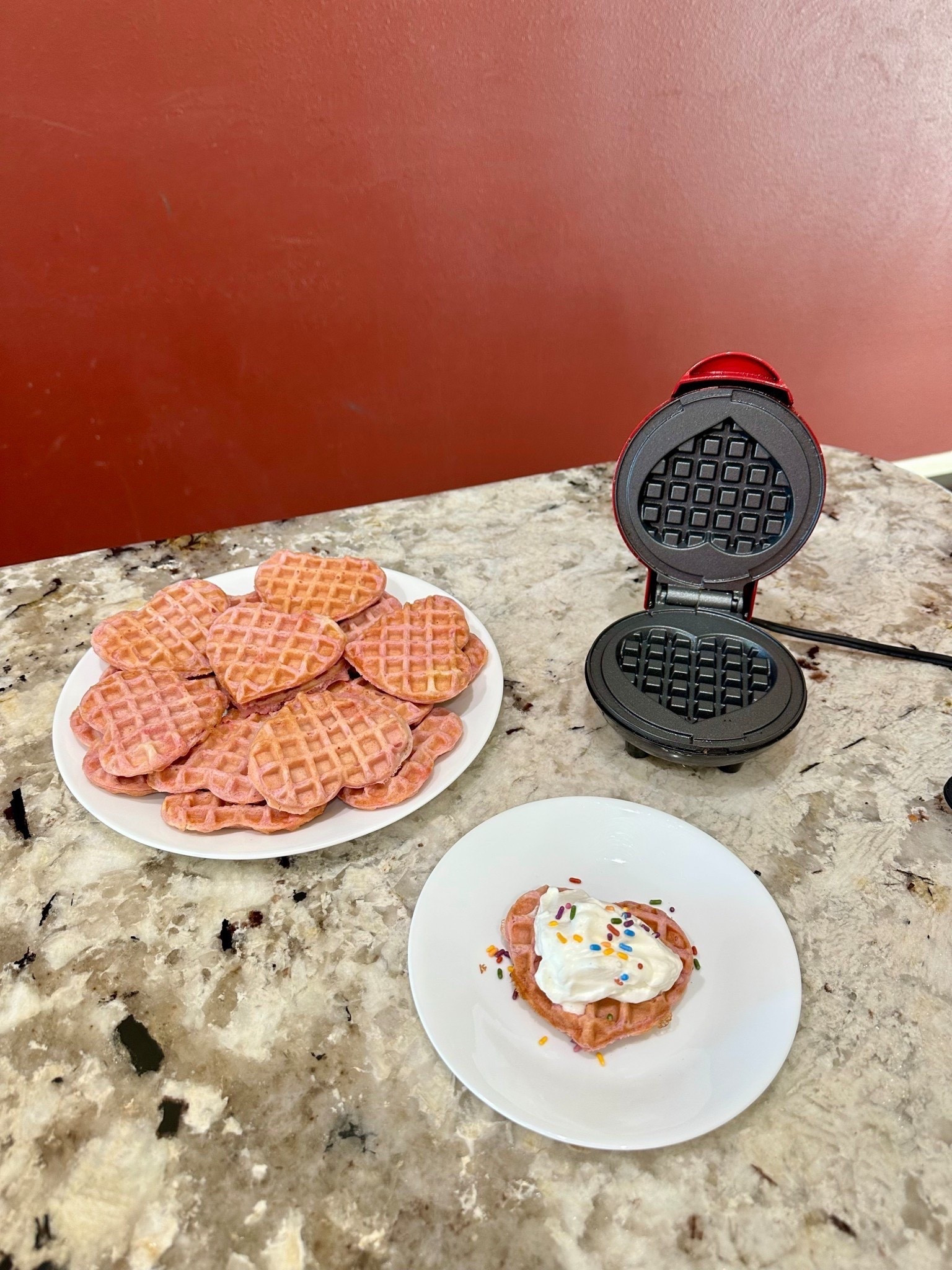 This mini heart waffle maker makes the most adorable waffles ❤️🧇 Perfect for Valentine’s Day breakfast, brunch, or a fun little treat for the kids. Such a cute and easy way to make the day feel extra special!

#LTKHome #ValentinesDay #HeartWaffles #ValentinesBreakfast #KitchenFinds #CuteKitchen #FamilyBreakfast #MomLife #HolidayFun #LTKFinds

#LTKmomlife #LTKKids #LTKmorningroutine
