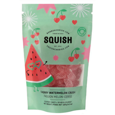 SQUISH Vegan Cherry Watermelon Crush Gourmet Candy | Well.ca