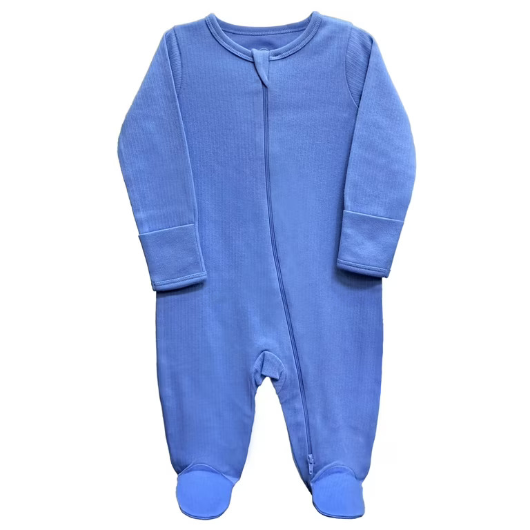 Wonder Nation Unisex Baby Zip Front Sleep N Play Pajamas, Preemie-6/9 Months - Walmart.com | Walmart (US)