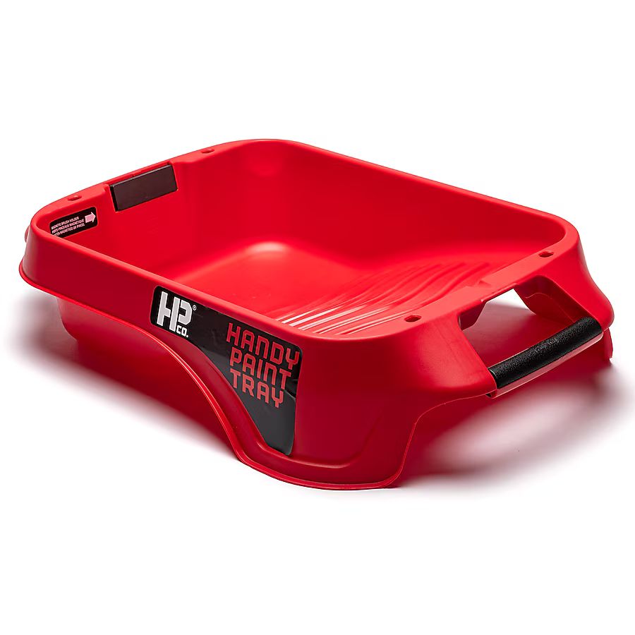 HANDy Red Plastic Paint Tray with Handle, Deep-Well Design, 22.5-in x 15-in, Holds up to 128 fl o... | Lowe's