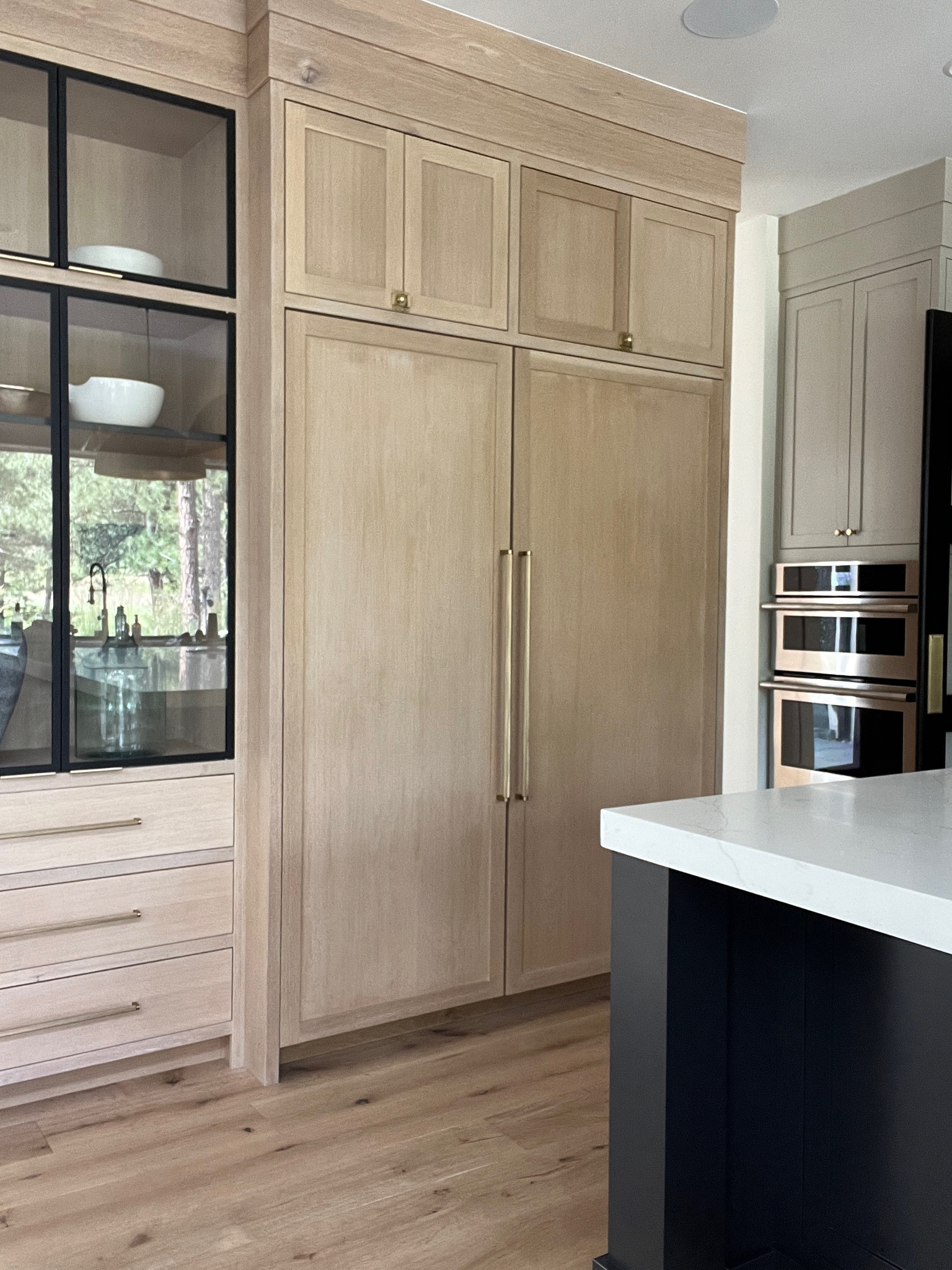 Our appliance handles are 30” Top Knobs.. Amwell. Beautiful color in Honey Bronze. 

#LTKhome #LTKFind #LTKstyletip