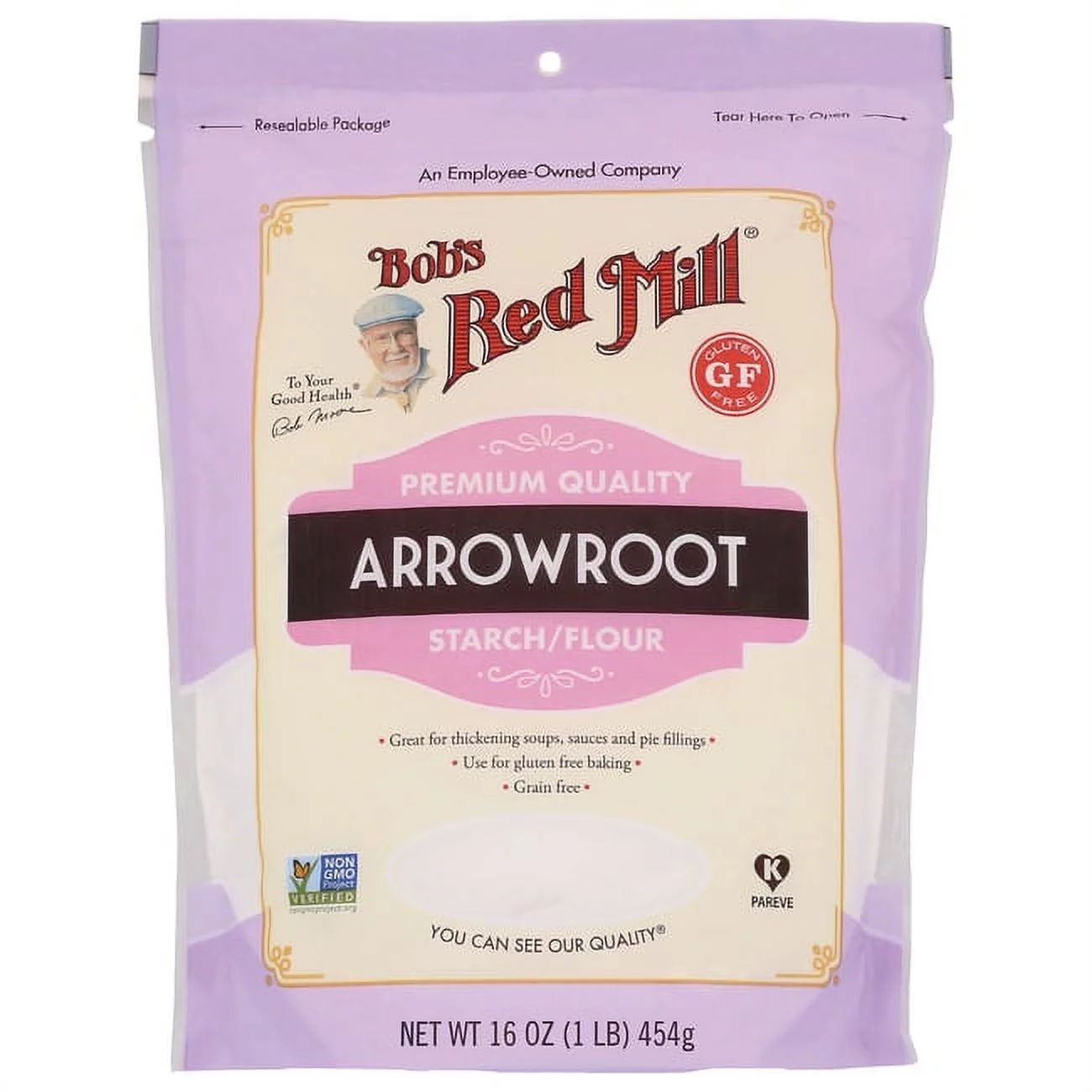 Bob's Red Mill Gluten Free Arrowroot Starch Flour, 16 oz | Walmart (US)