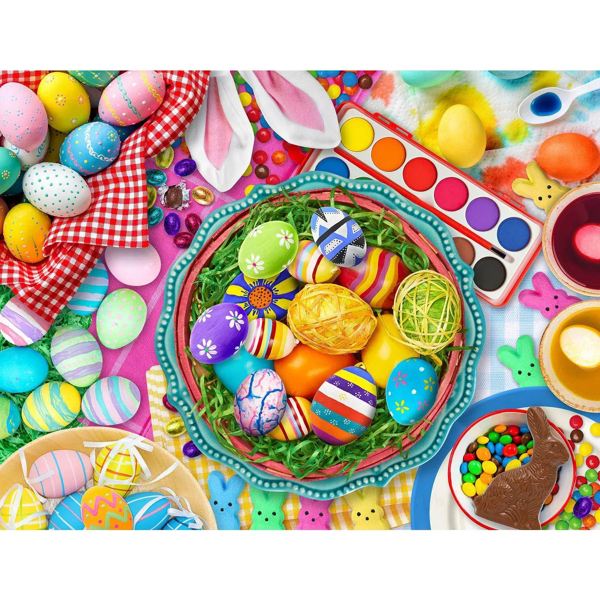 Extraordinary Easter Eggs 100 Piece Jigsaw Puzzle for Kids and Families | Target