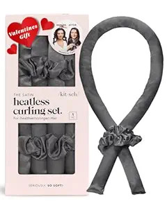 Kitsch Satin Heatless Curling Set - Valentines Gift for Her, Heatless Hair Curler To Sleep In, He... | Amazon (US)