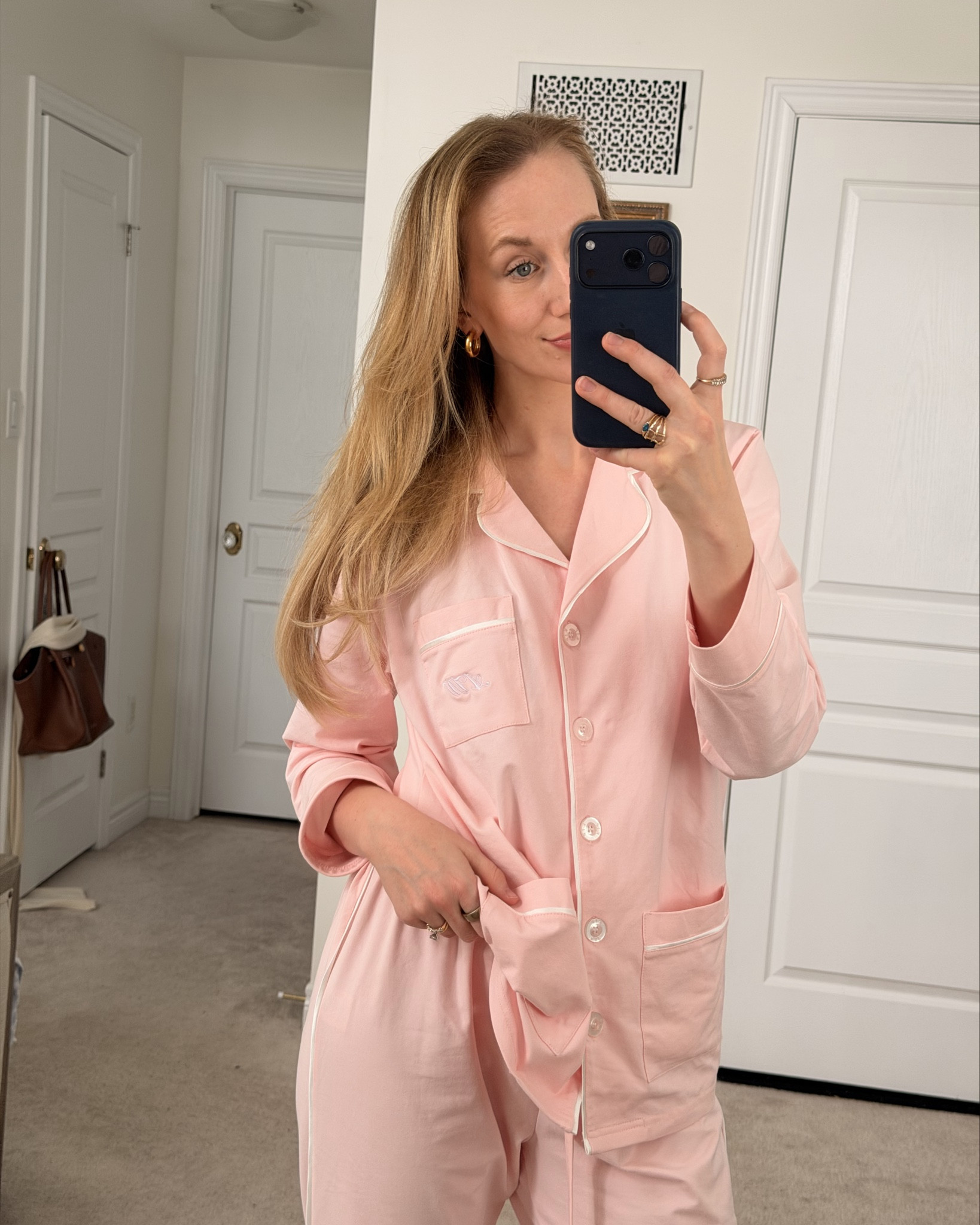 The best sleepwear on the market hands down! Not only is there monogramming (2 options) available but the quality isNEXT LEVEL. I bought a small (normally I'm a size 4) and these Kips pjs have the perfect amount of room. It's so nice to have a beautiful pair of pajamas to sleep in! Couldn't decide on my favourite colour so I bought both! 🩷🩵 

#LTKmodest #LTKcanada #LTKwinter