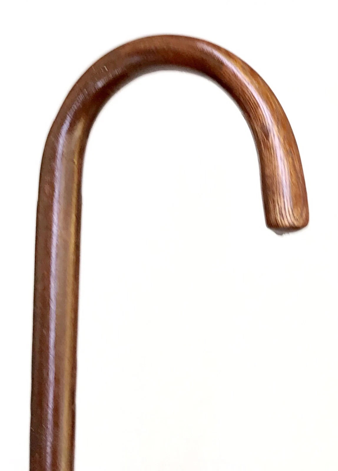 Vintage Antique Estate Classic Hardwood Shaft Crook Handle Walking Stick Cane 37 | eBay US