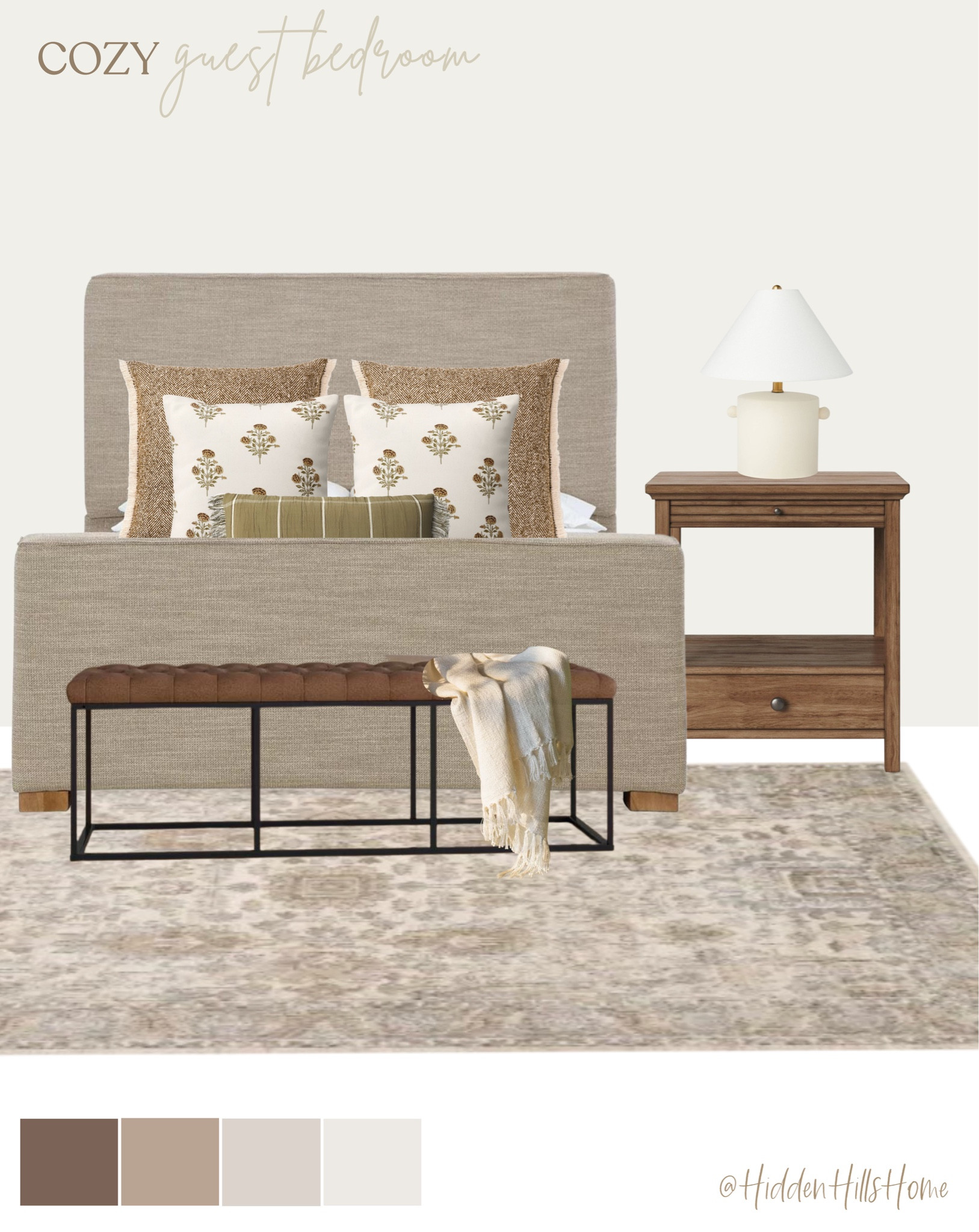 Guest bedroom decor ideas, cozy guest bedroom mood board, affordable bedroom decor Inspo, bedroom decor ideas #bedroom

#LTKhome #LTKsalealert #LTKstyletip