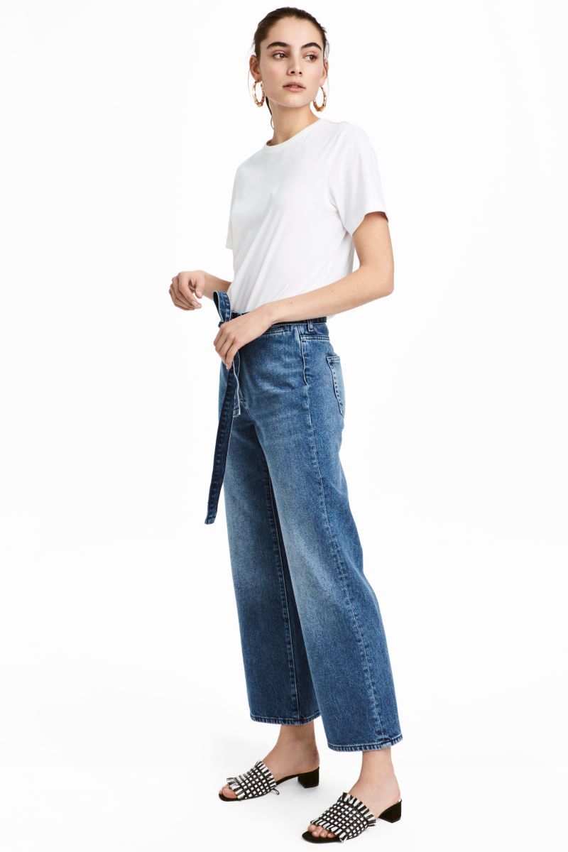 H&M Wide High Waist Jeans $39.99 | H&M (US)